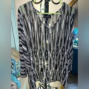 Lane Bryant Sheer Dolman Sleeve Top Sz 18/20